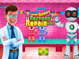 Indian Robot Factory Repair Affiche