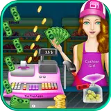 Cash Register Supermarket Girl