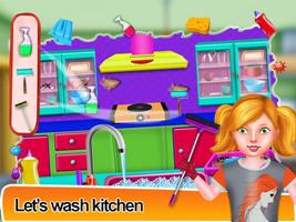 Princess Room Cleaning Game capture d'écran 2