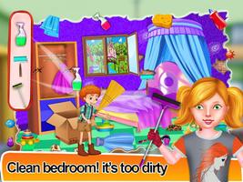 Princess Room Cleaning Game capture d'écran 3