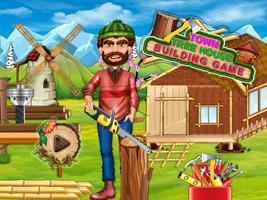 Town Tree House Building Game Affiche