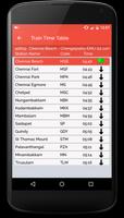 Chennai Suburban Train Timings capture d'écran 2