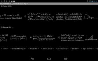 C3 AQA 2011 Past Papers โปสเตอร์