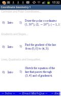 Coordinate Geometry Practice پوسٹر