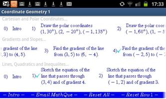 Coordinate Geometry Practice capture d'écran 1