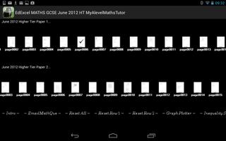 GCSE Maths EdExcel June 2012 Affiche