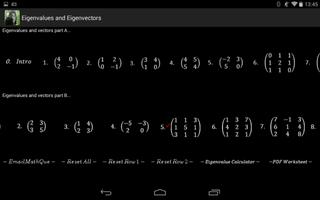 Linear Algebra Live Worksheet পোস্টার