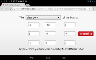 Matrix Char Poly Calculator captura de pantalla 3