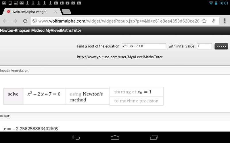 Descarga de APK de Newton Raphson Calculator para Android