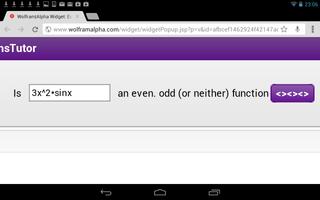 Even & Odd Function Calculator captura de pantalla 3