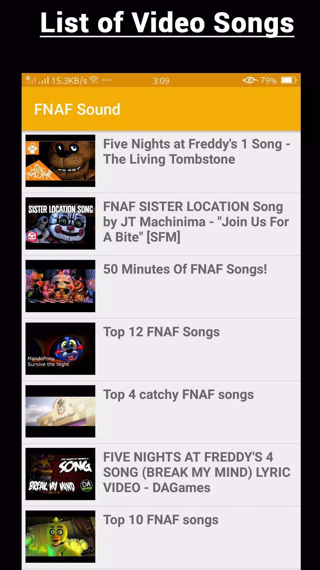 TOP 10 FNAF Songs 