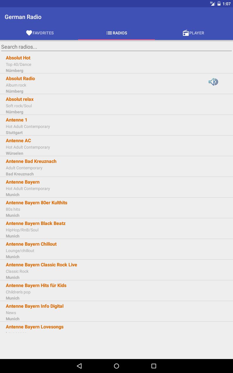 German Radio for Android - APK Download