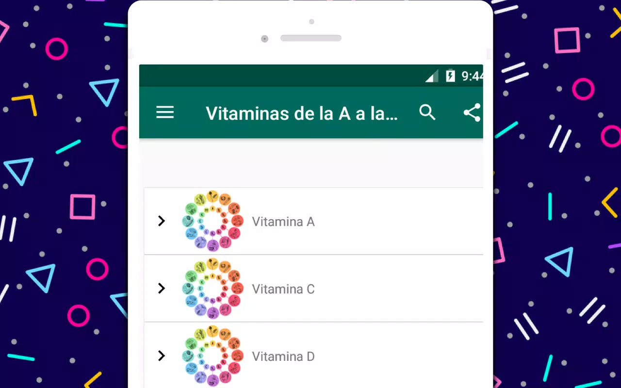 Descarga de APK de Vitaminas de la A a la Z para Android