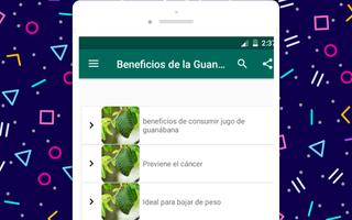 برنامه‌نما Beneficios de la Guanabana عکس از صفحه