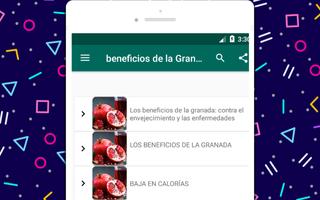 beneficios de la Granada capture d'écran 2