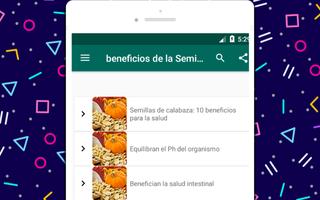 beneficios de la Semilla de calabaza capture d'écran 2