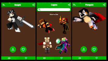 Capes for Minecraft PE & PC Affiche