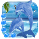 Blue Sea Dolphin Launcher Theme Live HD Wallpapers APK
