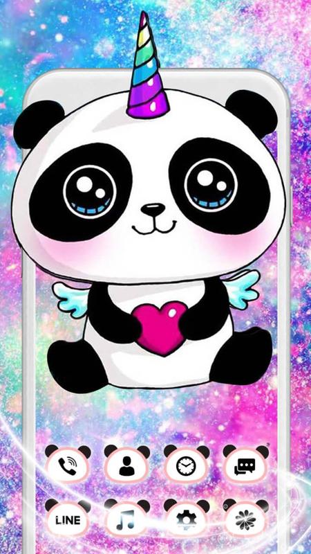 Galaxy Panda  Wallpaper  HD Animasi Tema  Peluncur for 