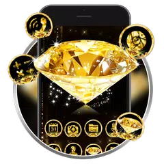 download Gold Diamond Launcher Theme Li APK