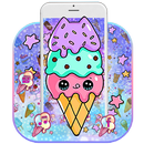 Live Glitter Sweet Ice Cream Launcher Theme HD APK