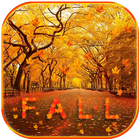 Oro Otoño Teclado Tema icono