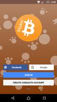 earn free bitcoin Affiche