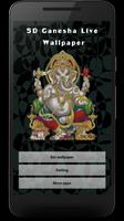 5D Ganesha HD Live Wallpaper ポスター