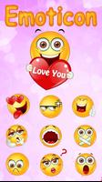 💖LOVE Stickers 2 Go Keyboard screenshot 1