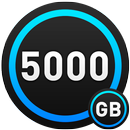 APK 5000 GB free storage space cleaner prank.