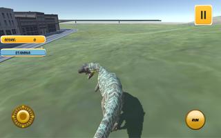 Dino in City : T-Rex Rush 3D Affiche