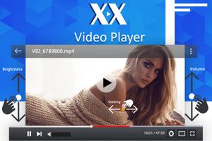 XX HD Movie Player : XX Video Player capture d'écran 3