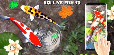 Koi Fish Wallpaper HD - 3D Fish Live Wallpaper