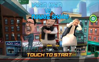 Imran khan vs Nawaz sharif poster