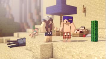 Hot Skins for Minecraft PE ポスター