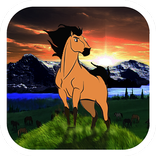 Free Spirit horse jungle