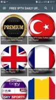 FREE IPTV DAILY UPDATES Plakat