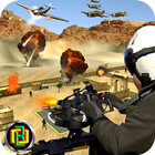 Combate militar combate heli icono