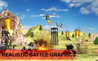 Combate militar combate heli Poster