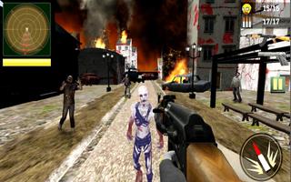de survie des armes zombies 3d Affiche