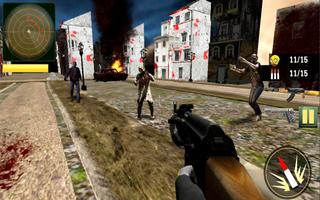 Zombies Gun Survival Combat 3d screenshot 1