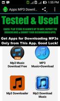 Apps for MP3 Downloader اسکرین شاٹ 1