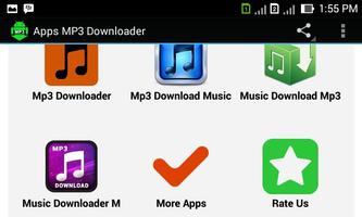 Apps for MP3 Downloader اسکرین شاٹ 2