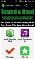 Apps for MP3 Downloader capture d'écran 3