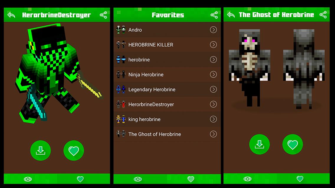 Herobrine Skins APK for Android Download