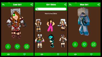 Girl Skins for Minecraft PE poster