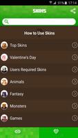 Skins for Minecraft PE Free syot layar 1