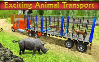 edição do zoológico do transporte animal Cartaz