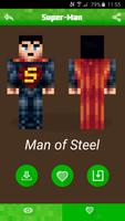 Skins for Minecraft -Superhero الملصق