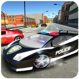 Police Car 3D : Crime Chase Cop Driving Simulator ไอคอน